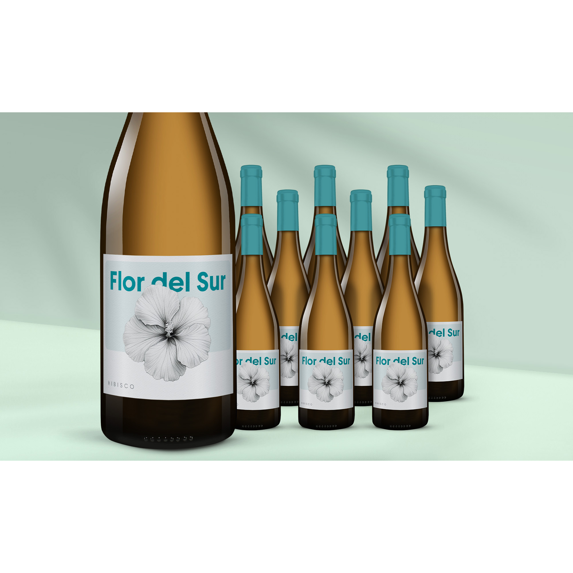 Flor del Sur Hibisco Blanco 2025  7.5L 12% Vol. Weinpaket aus Spanien - 