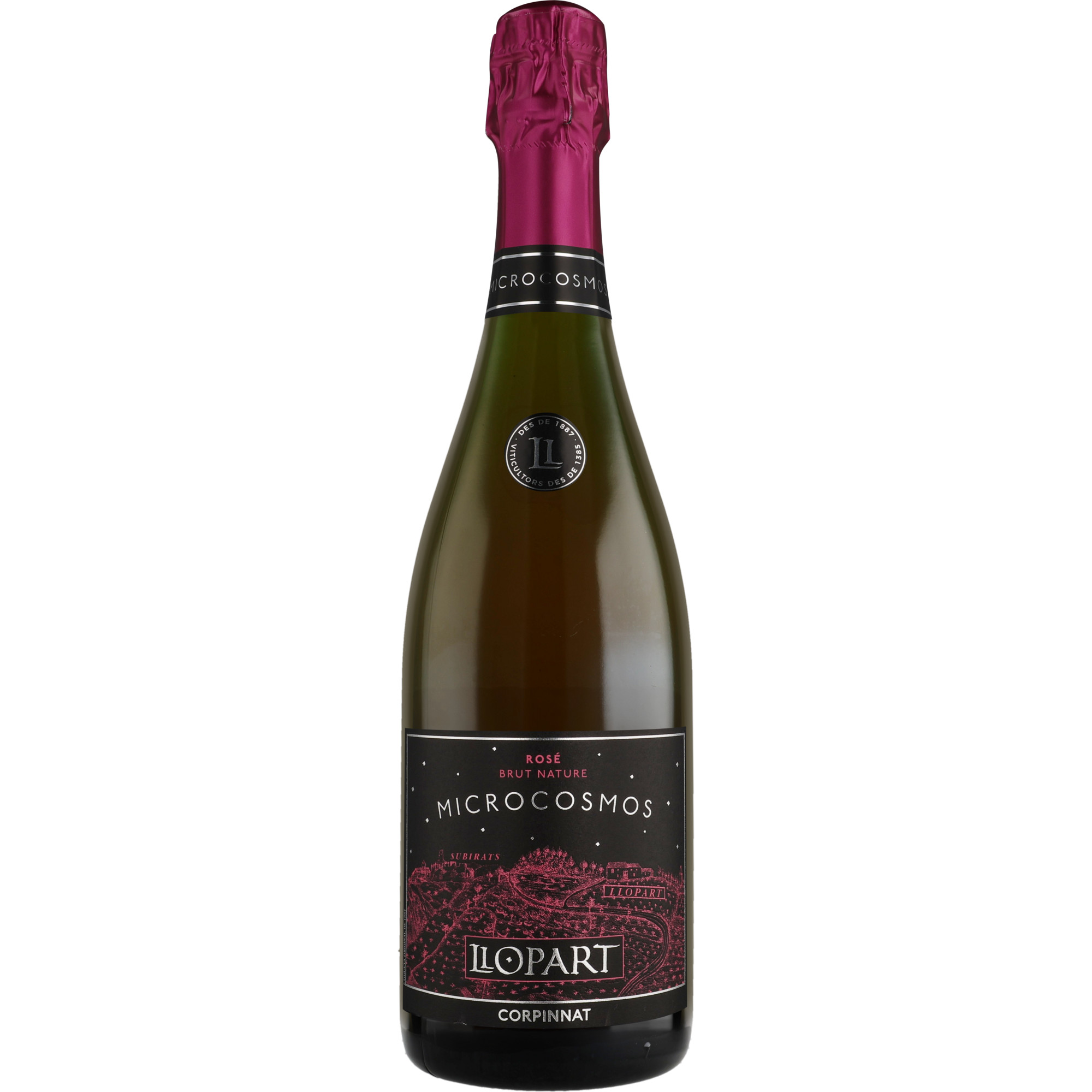Image of Llopart Microcosmos Brut Nature Rosé 2022 0.75L 11.5% Vol. Sehr Trocken aus Spanien