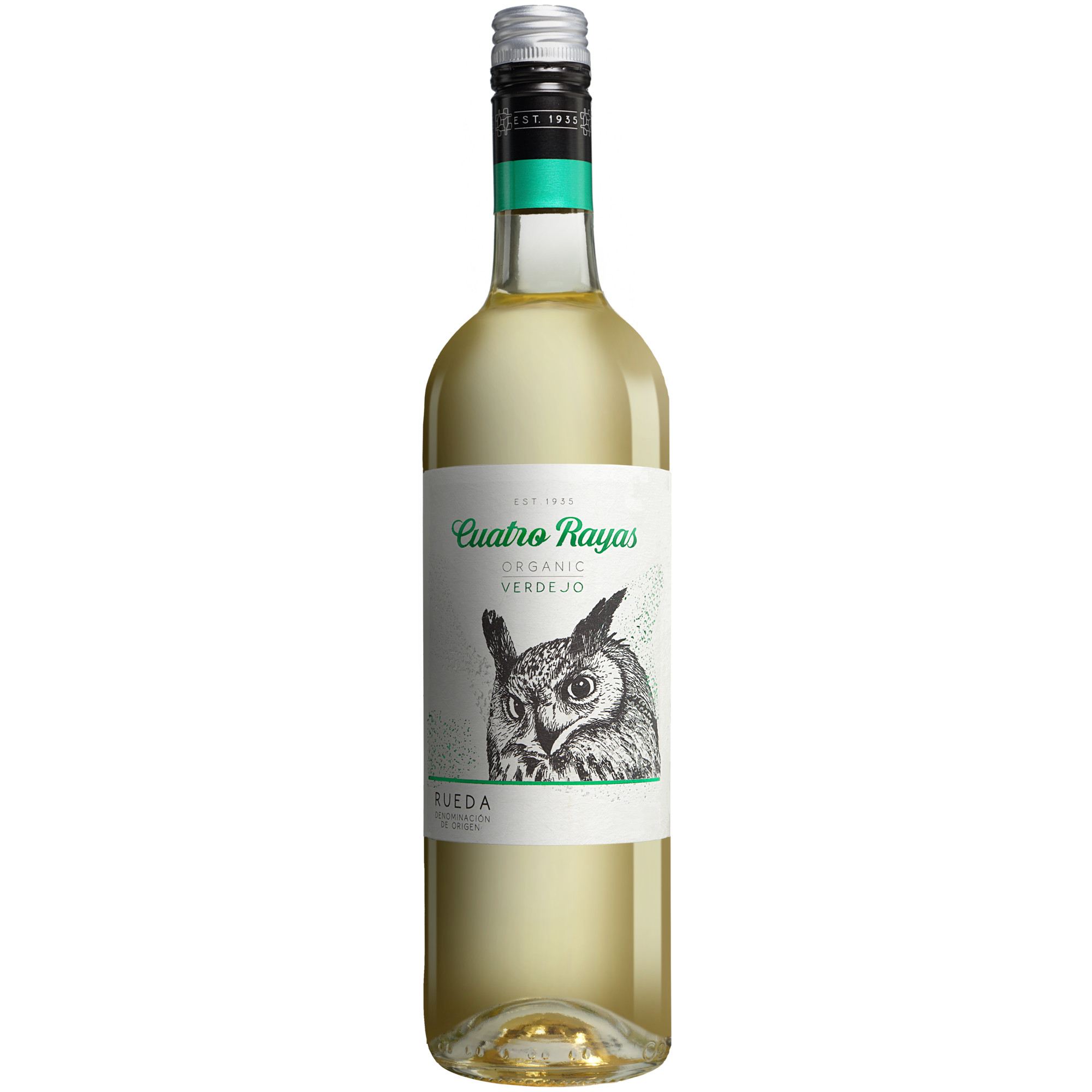 Cuatro Rayas Verdejo Organic 2025 0 13% Vol. Weißwein Trocken aus Spanien