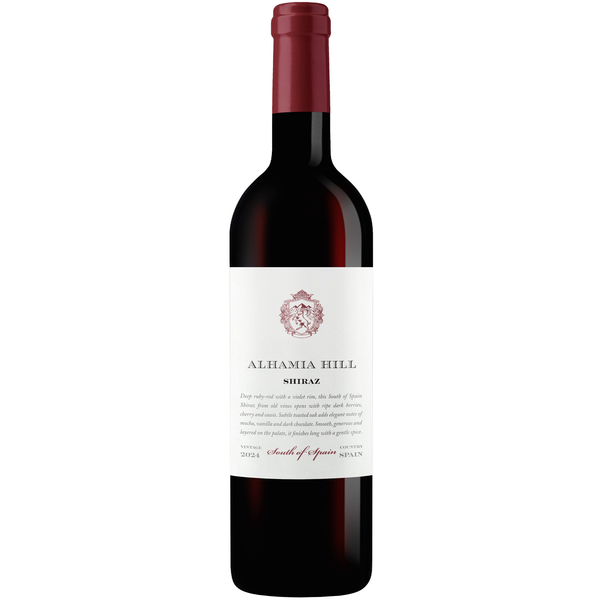 VINOS Wein-Angebote - Alhamia Hill Shiraz 2024 0.75L 14.5% Vol. Rotwein Trocken aus Spanien