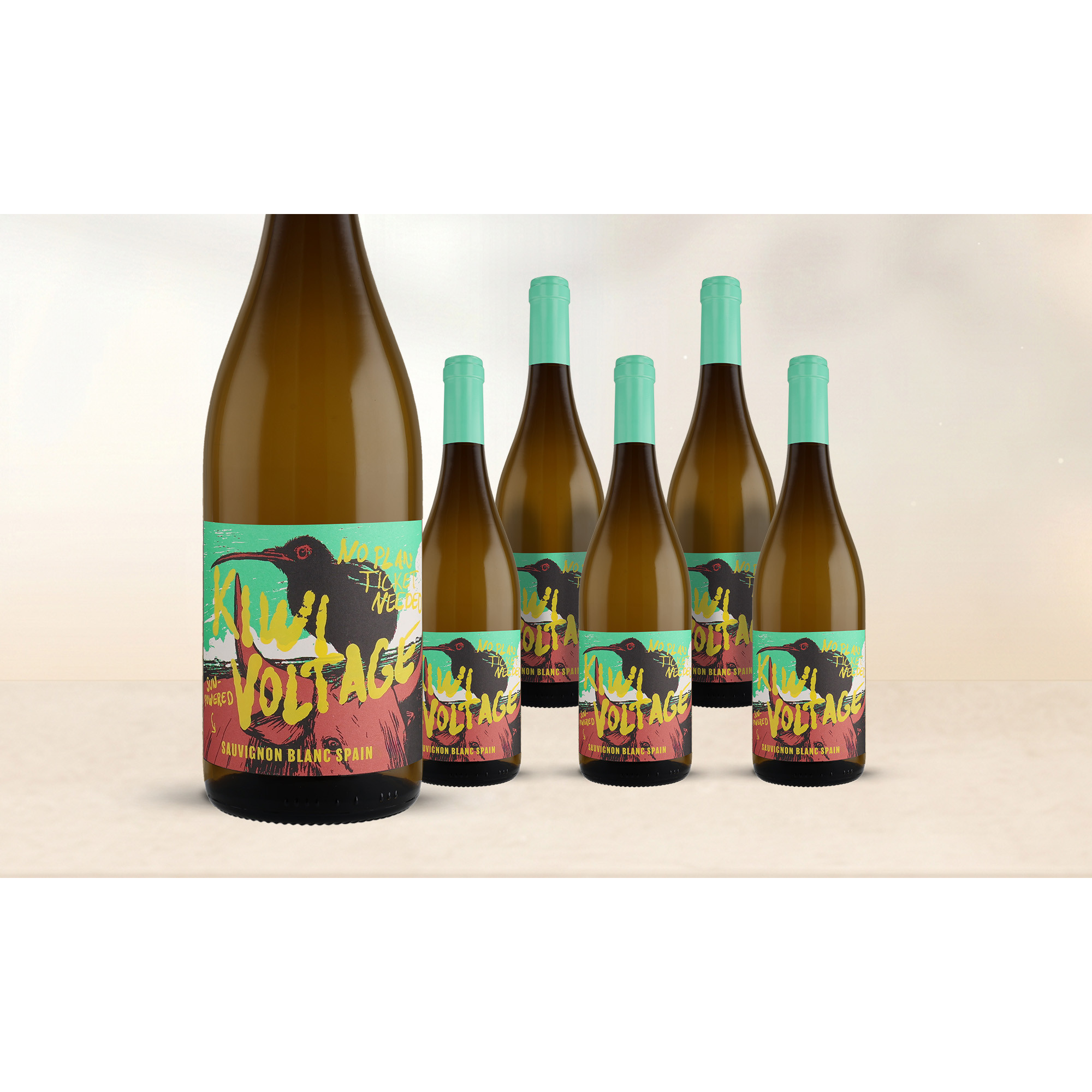 Kiwi Voltage Sauvignon Blanc 2025 4 12.5% Vol. Weinpaket aus Spanien