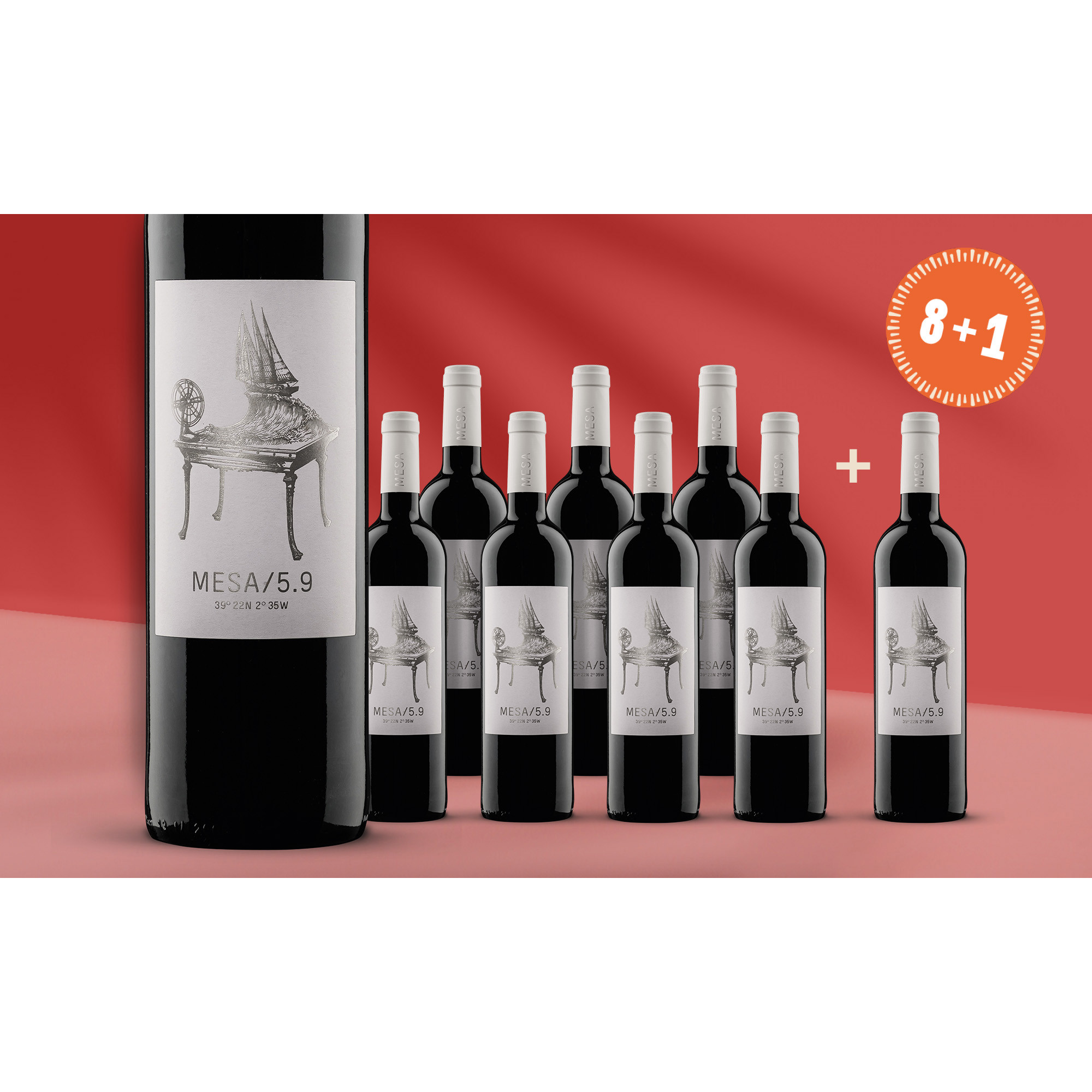 Image of MESA/5.9 Tinto 6.75L 13.5% Vol. Weinpaket aus Spanien