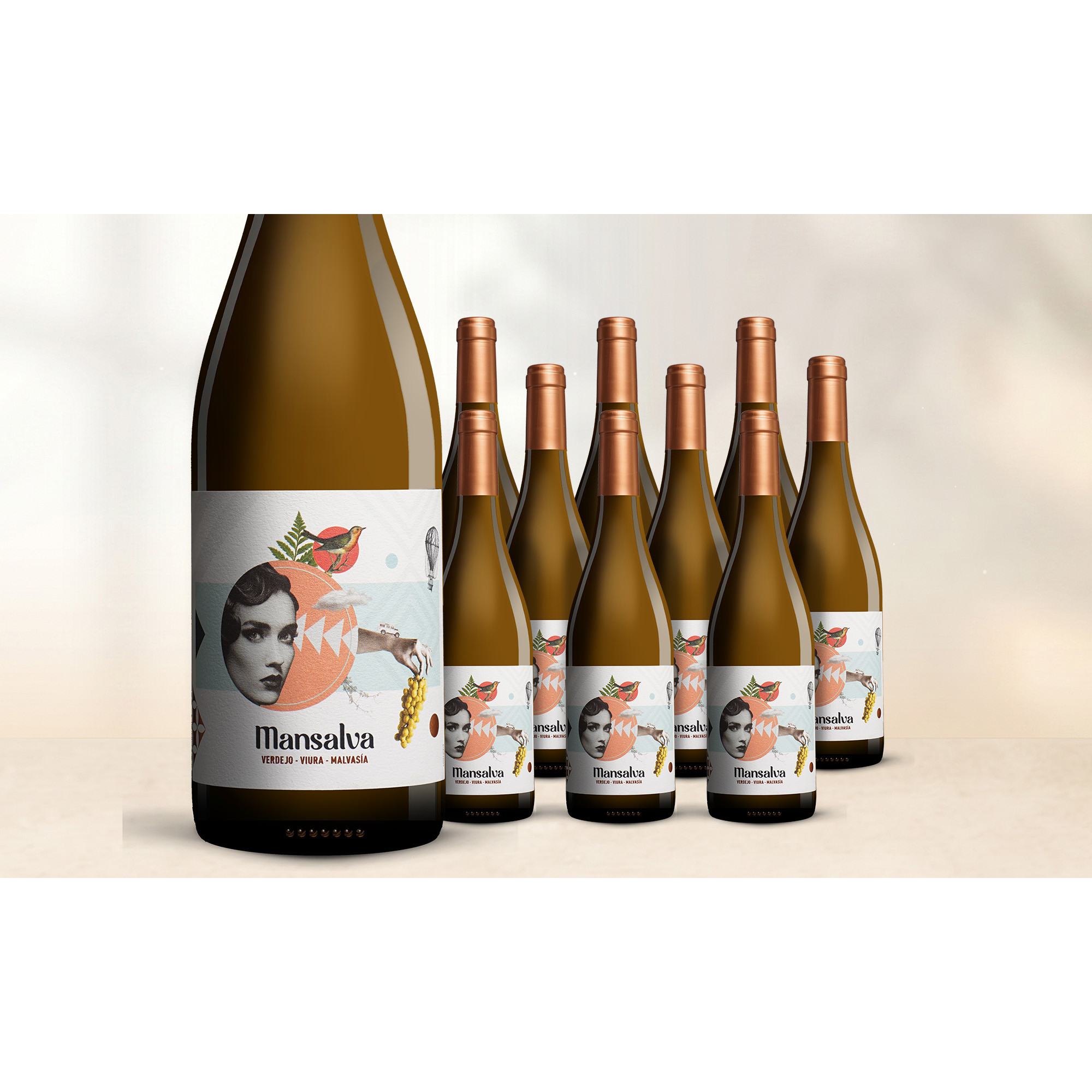 Mansalva Blanco 2025 7 12.5% Vol. Weinpaket aus Spanien
