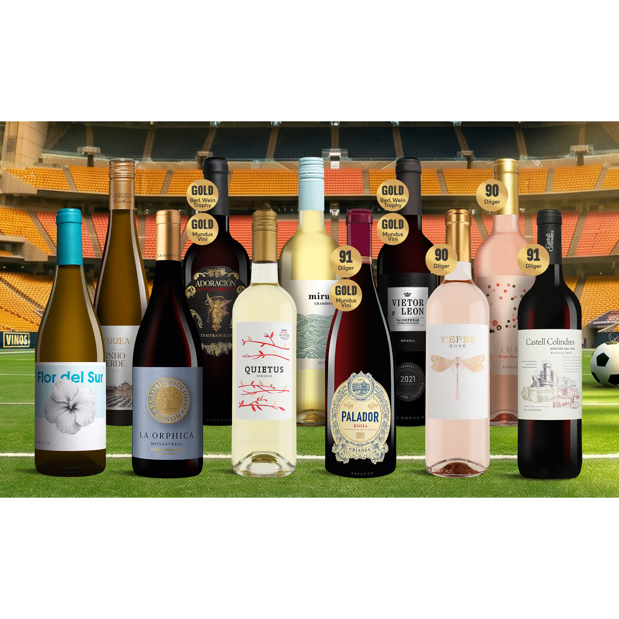 Die VINOS 11 8 Weinpaket aus Spanien