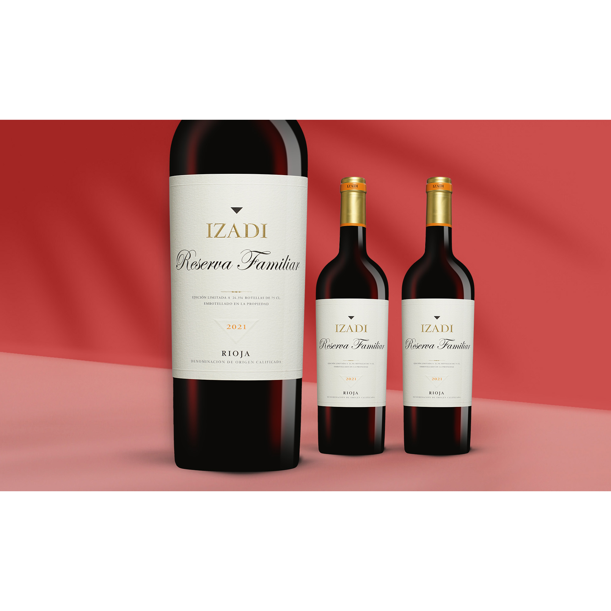 Izadi Tinto »Reserva Familiar« Reserva 2021 2 14.5% Vol. Weinpaket aus Spanien