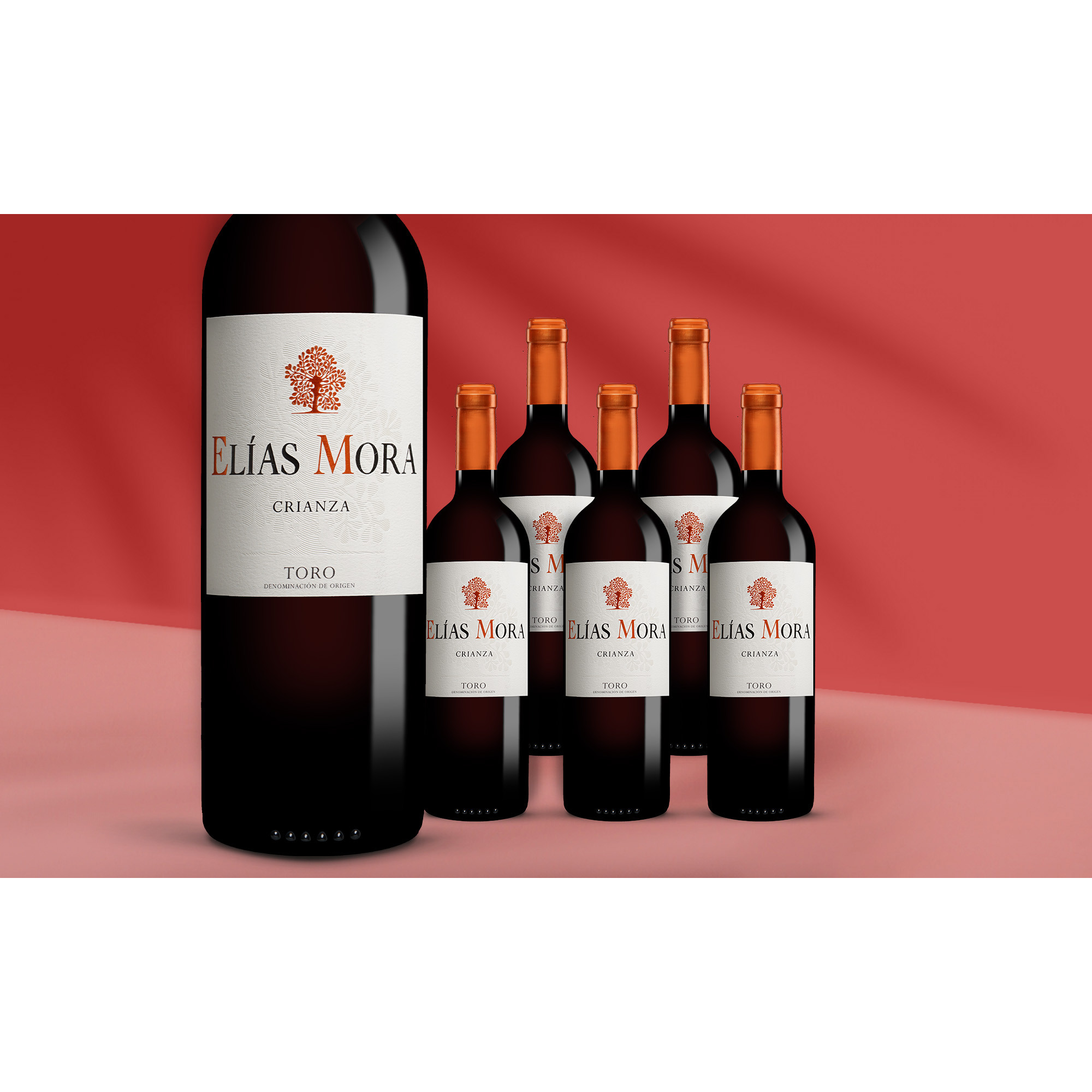 Elías Mora Crianza 2021 4 15% Vol. Weinpaket aus Spanien