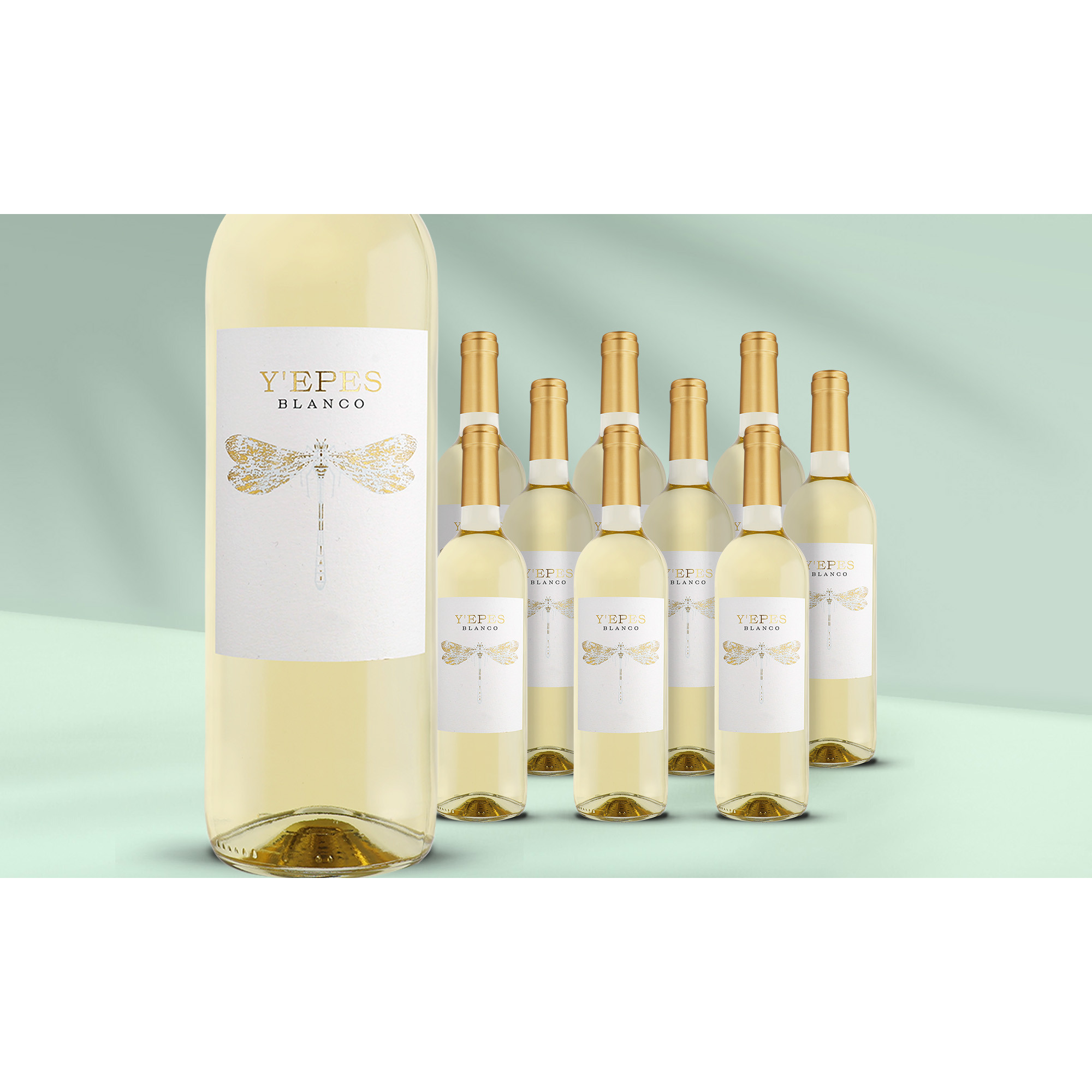 Y'EPES Blanco 2025 7 12.5% Vol. Weinpaket aus Spanien