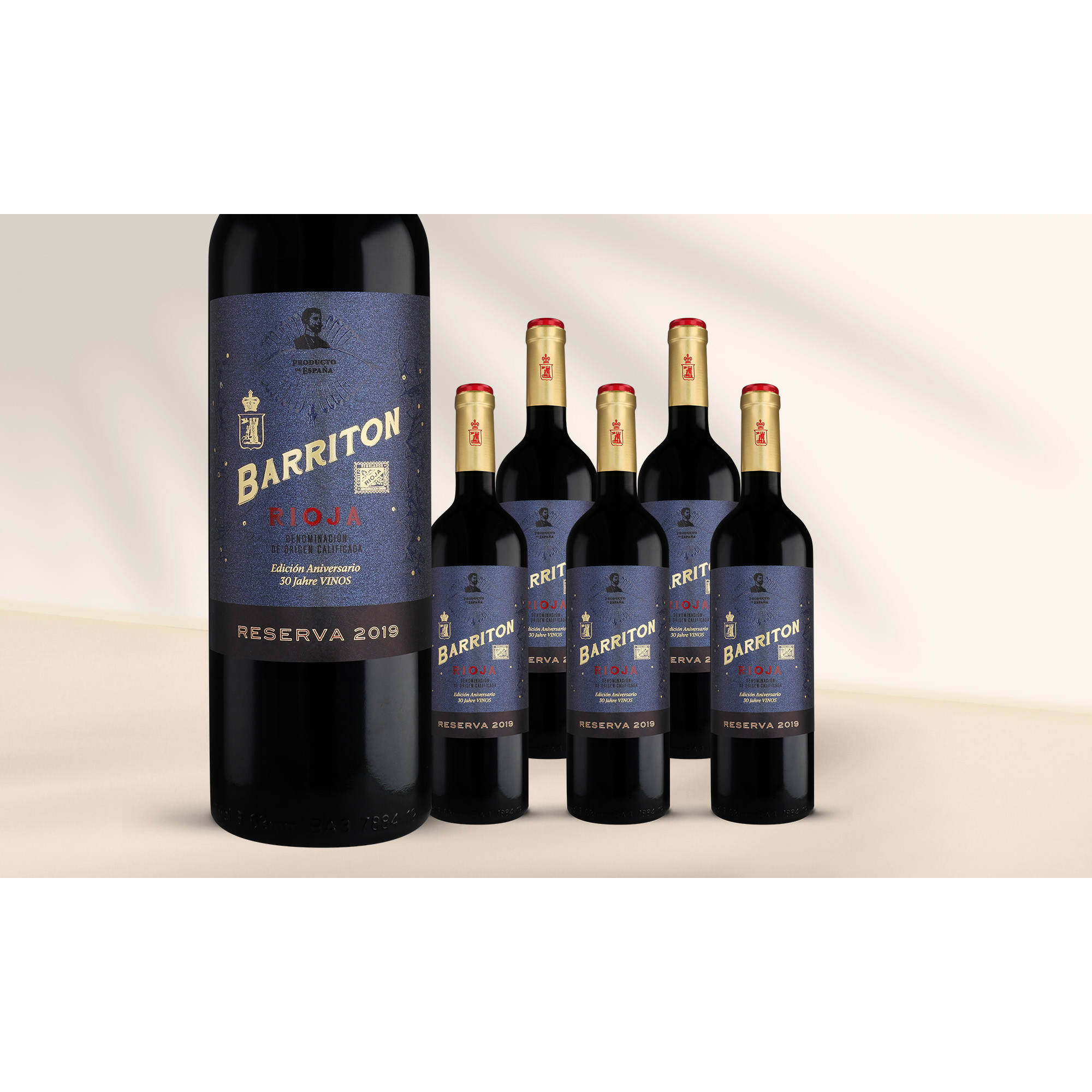 Barriton Reserva Edición Aniversario 2019 4 14% Vol. Weinpaket aus Spanien