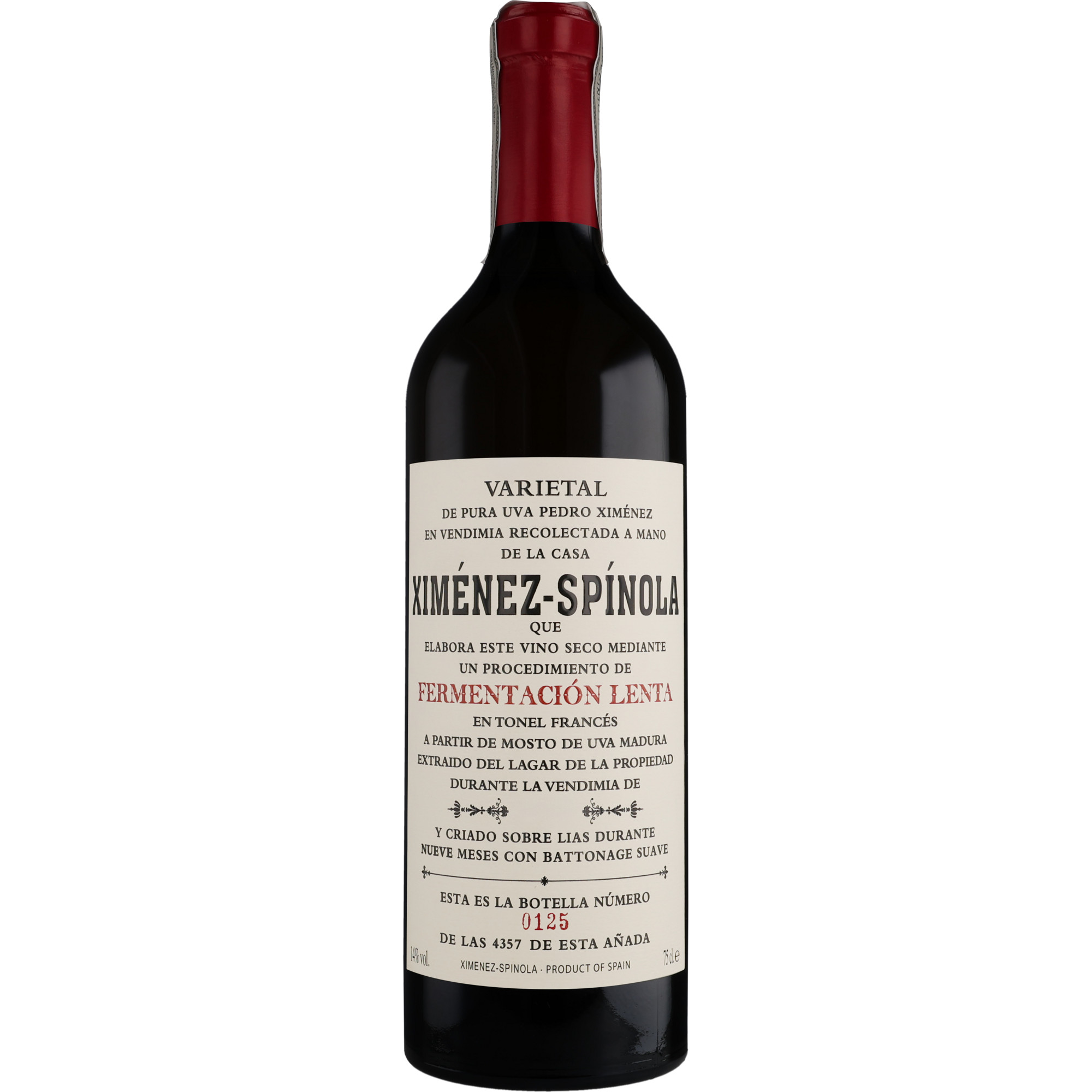 Ximénez Spínola Fermentacion Lenta 2023 0 14% Vol. Weißwein Trocken aus Spanien