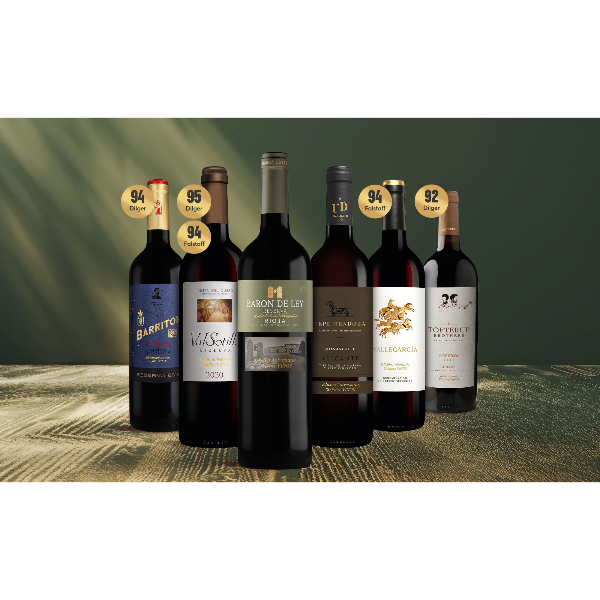 Premium-Aniversario-Paket 4.5L Weinpaket aus Spanien