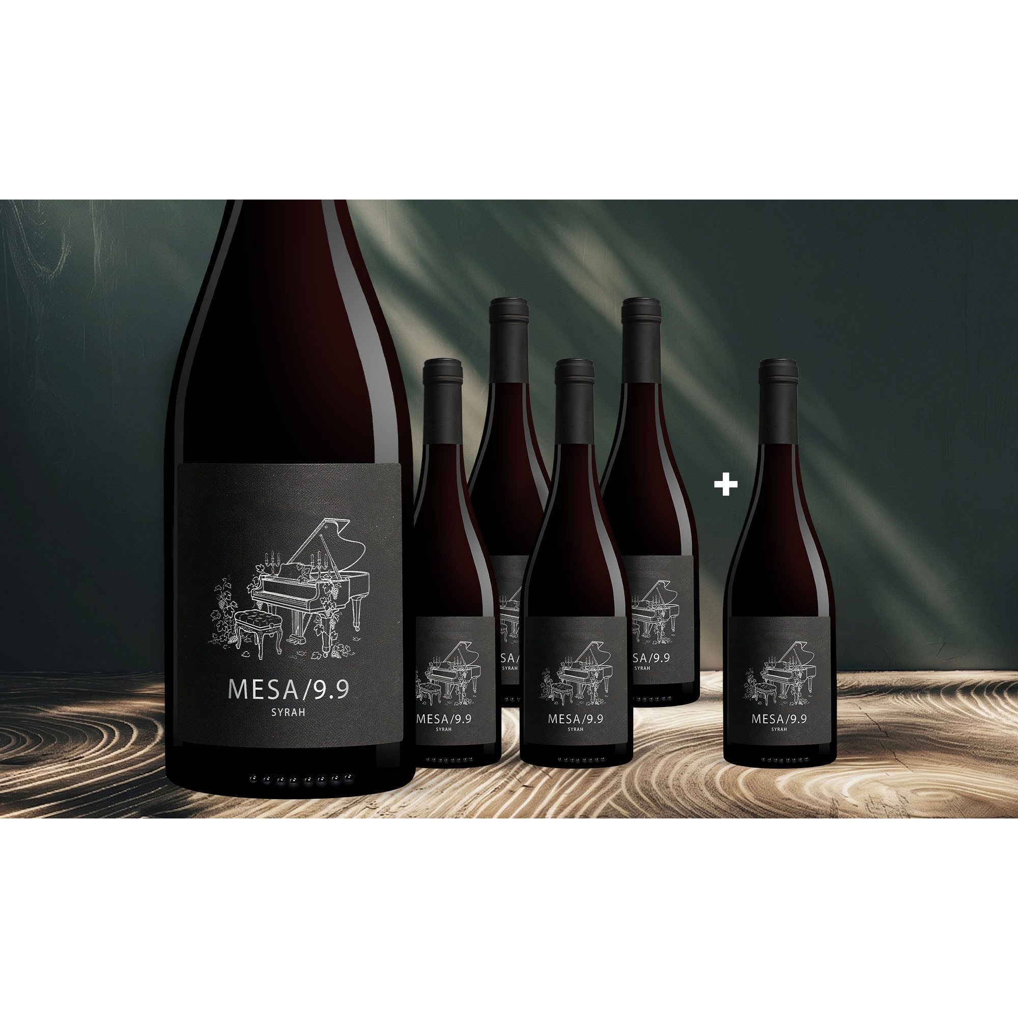 MESA/9.9 Syrah 5+1 4 14.5% Vol. Weinpaket aus Spanien
