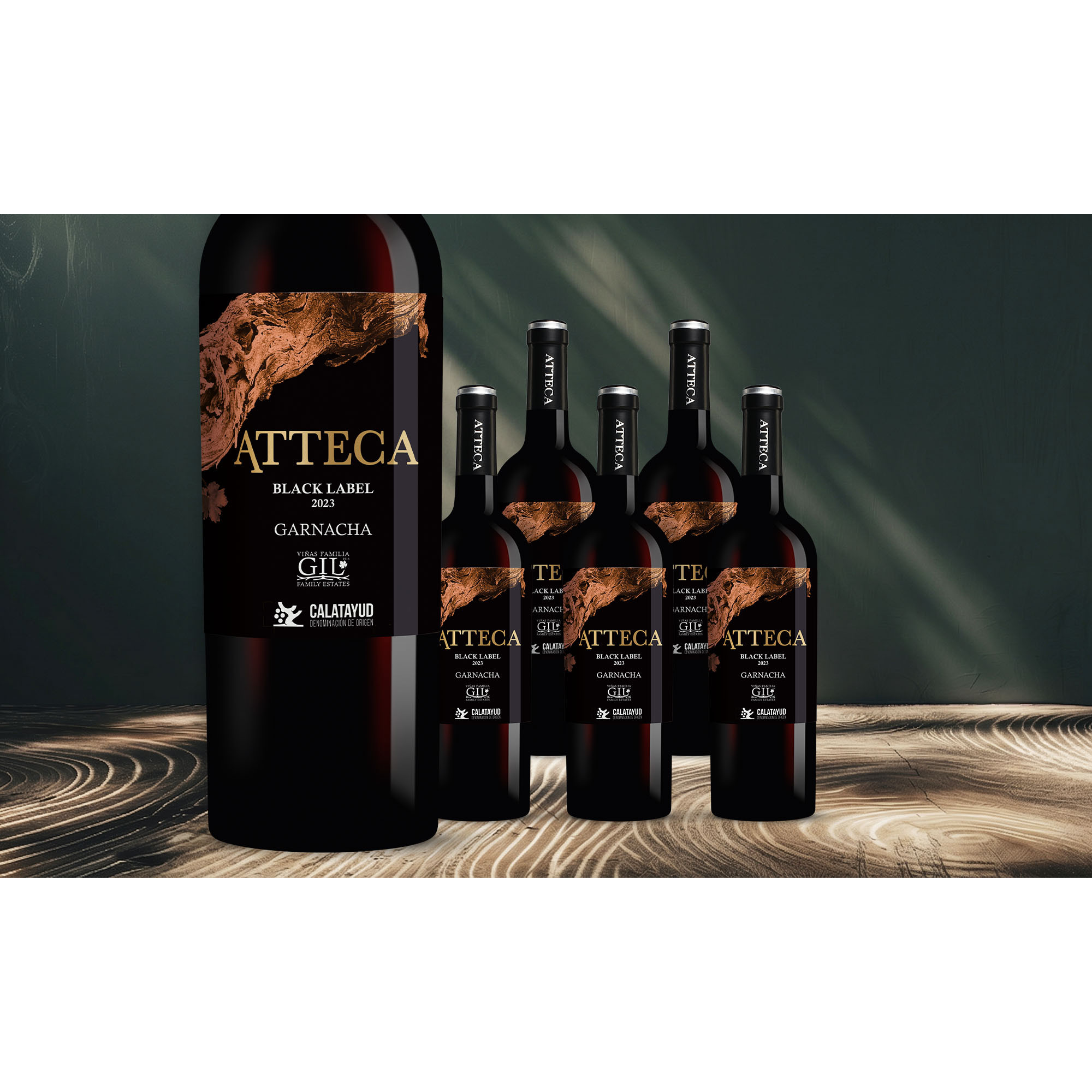 VINOS Wein-Angebote - Atteca Black Label 2023 4.5L 14.5% Vol. Weinpaket aus Spanien