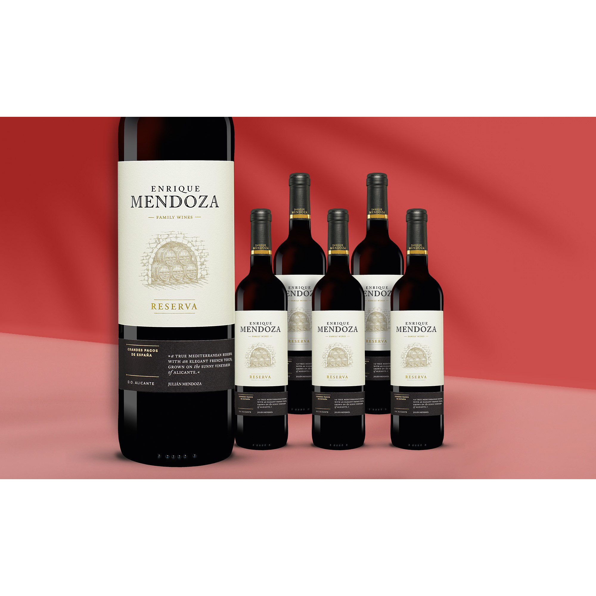 VINOS Wein-Angebote - Enrique Mendoza Cabernet/Shiraz Reserva 2022 4.5L 14% Vol. Weinpaket aus Spanien