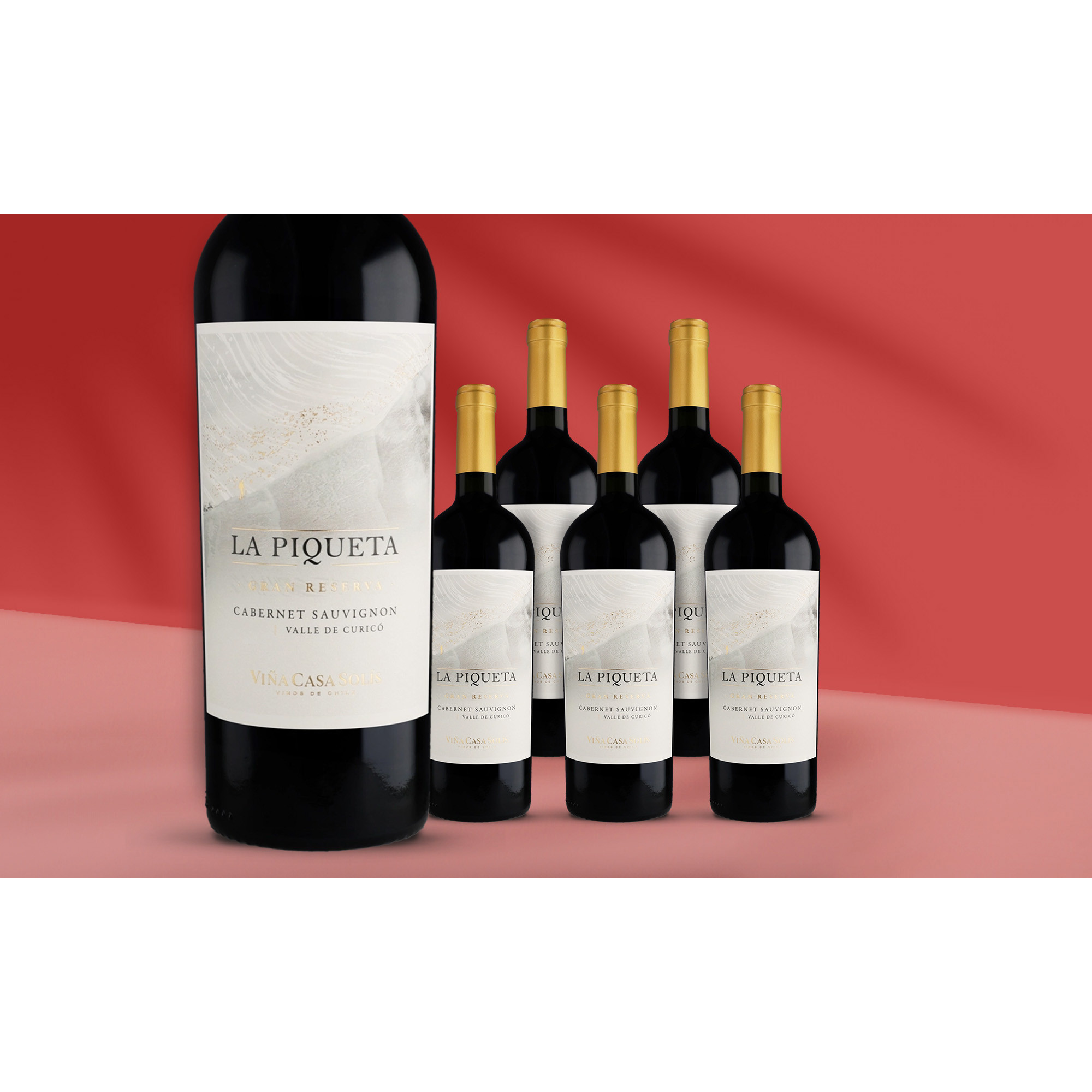 La Piqueta Cabernet Sauvignon Gran Reserva 2024 4 13.5% Vol. Weinpaket aus Spanien