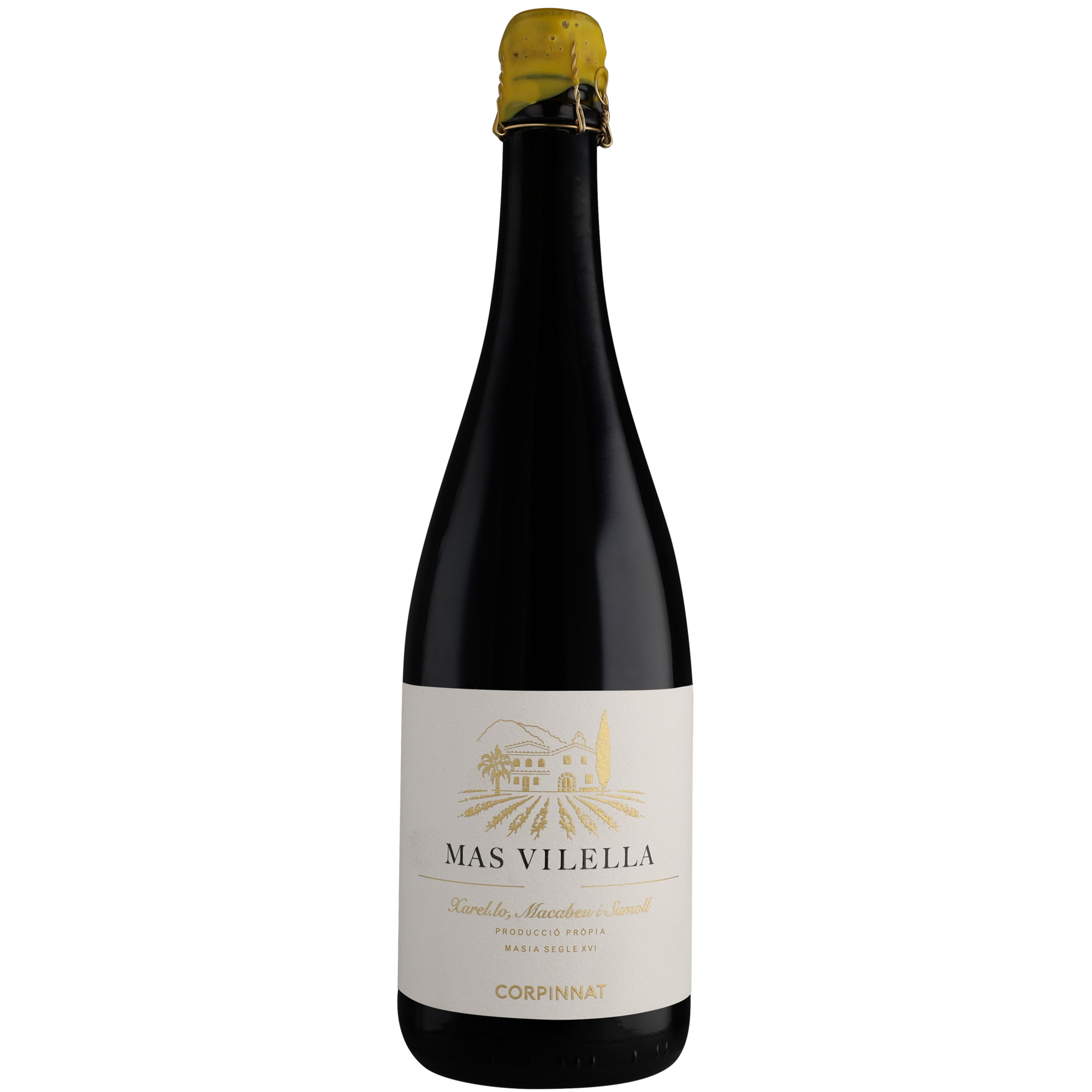 Mas Vilella Corpinnat White Brut Nature 2024 0.75L 12% Vol. Sehr Trocken aus Spanien