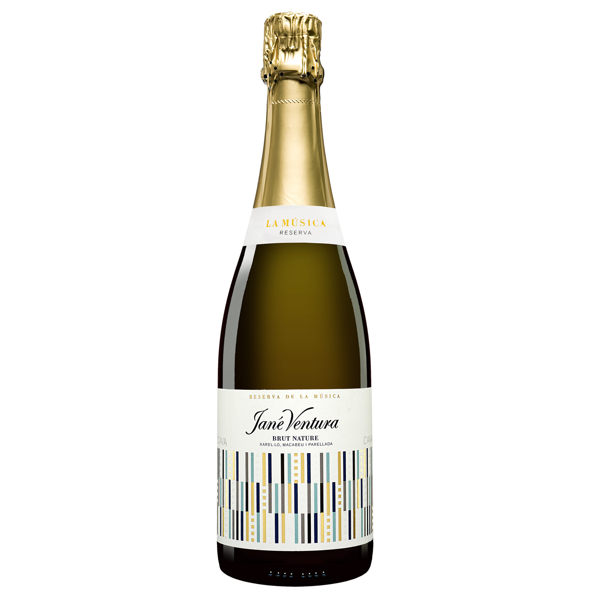 Jané Ventura Cava »Reserva de la Música« Reserva Brut Nature 2024 0.75L 12% Vol. Sehr Trocken aus Spanien