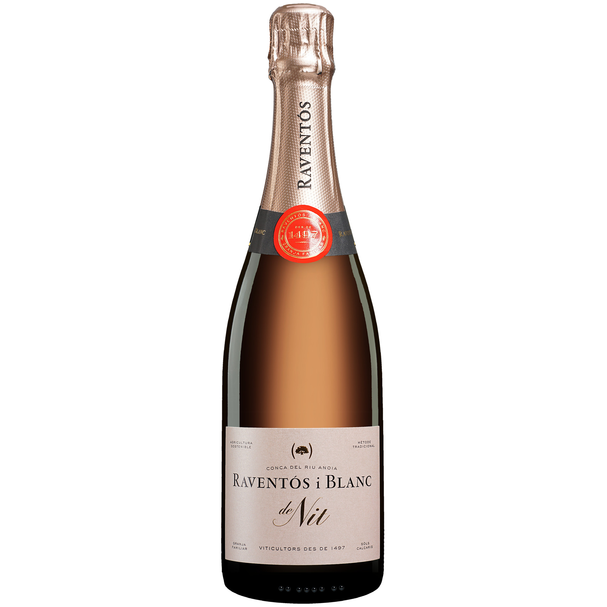 Raventós i Blanc »de Nit« Rosé 2024 0.75L 12% Vol. Trocken aus Spanien