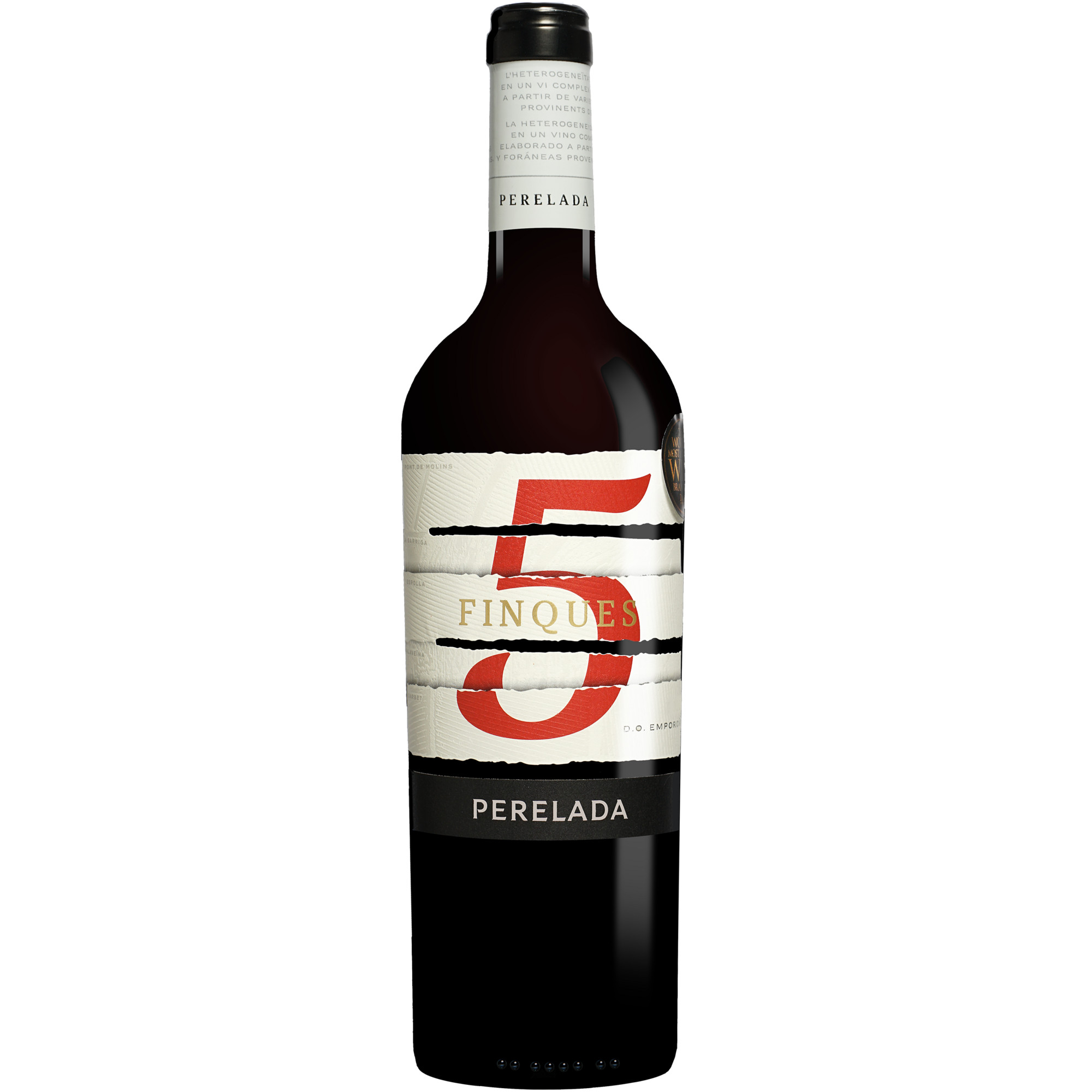 Perelada »5 Fincas« Reserva 2022 0 14% Vol. Rotwein Trocken aus Spanien