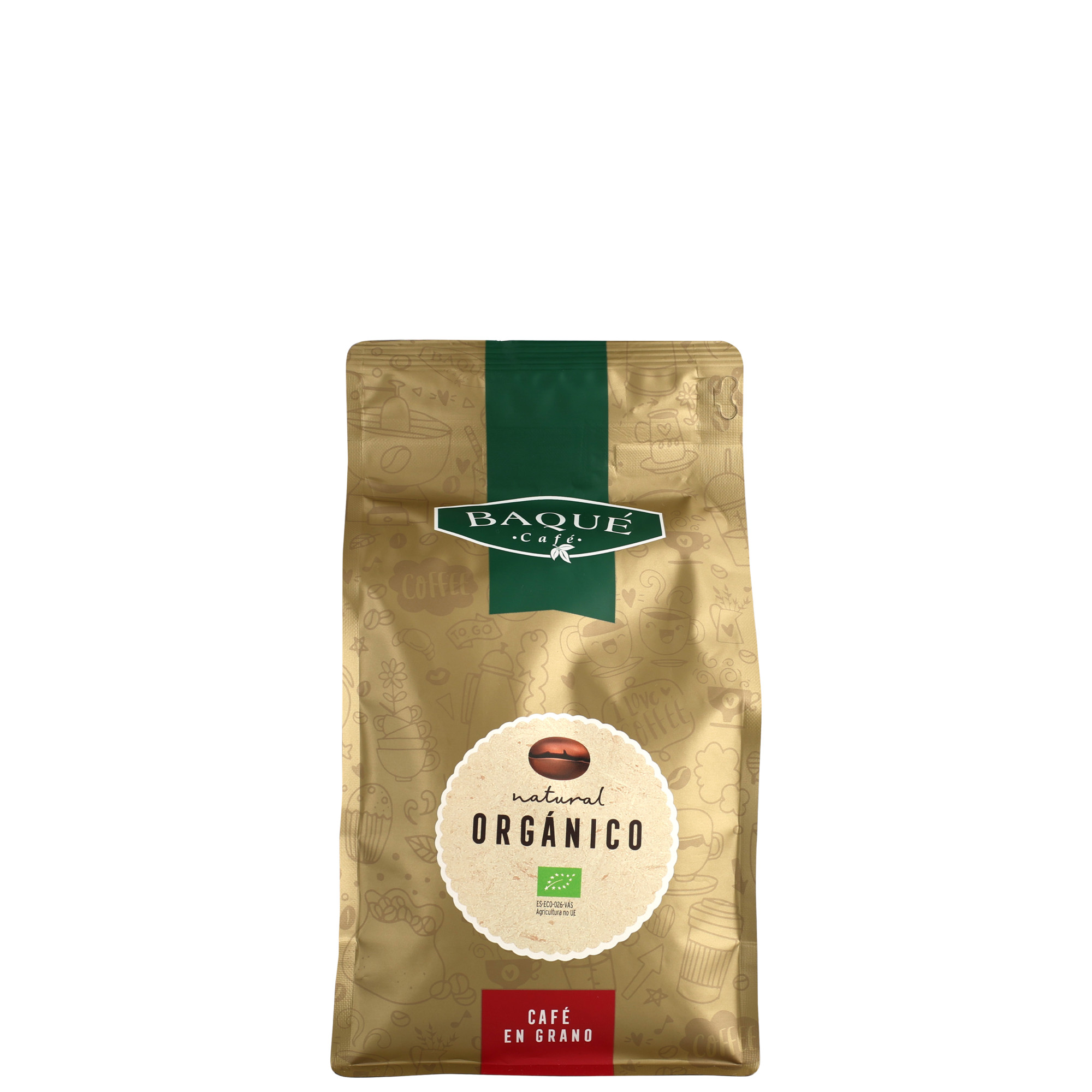 Image of Cafés Baqué Kaffee Bio ganze Bohnen - 400g 0.4KG aus Spanien