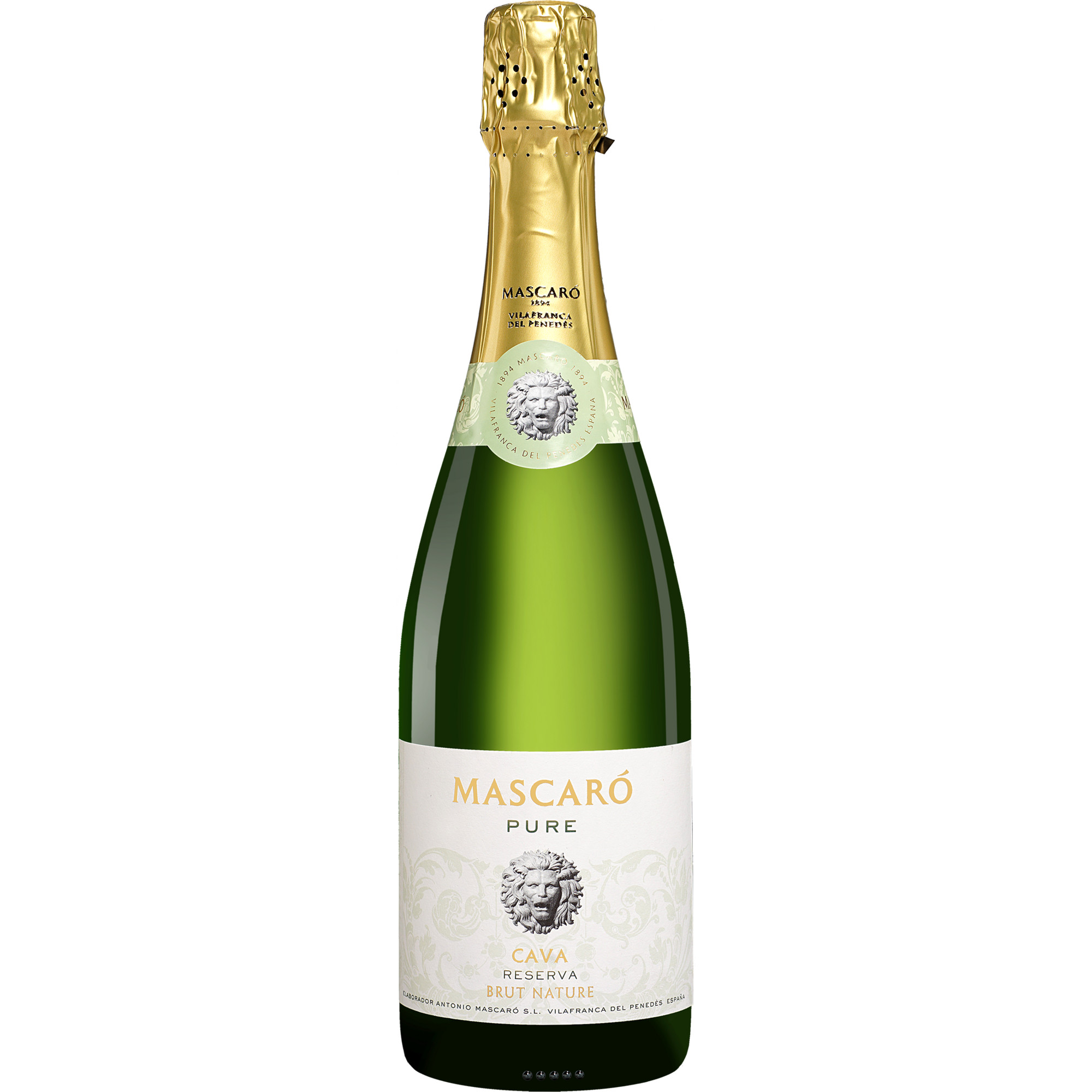 Mascaró Cava »Pure« Reserva Brut Nature  0.75L 12% Vol. Sehr Trocken aus Spanien