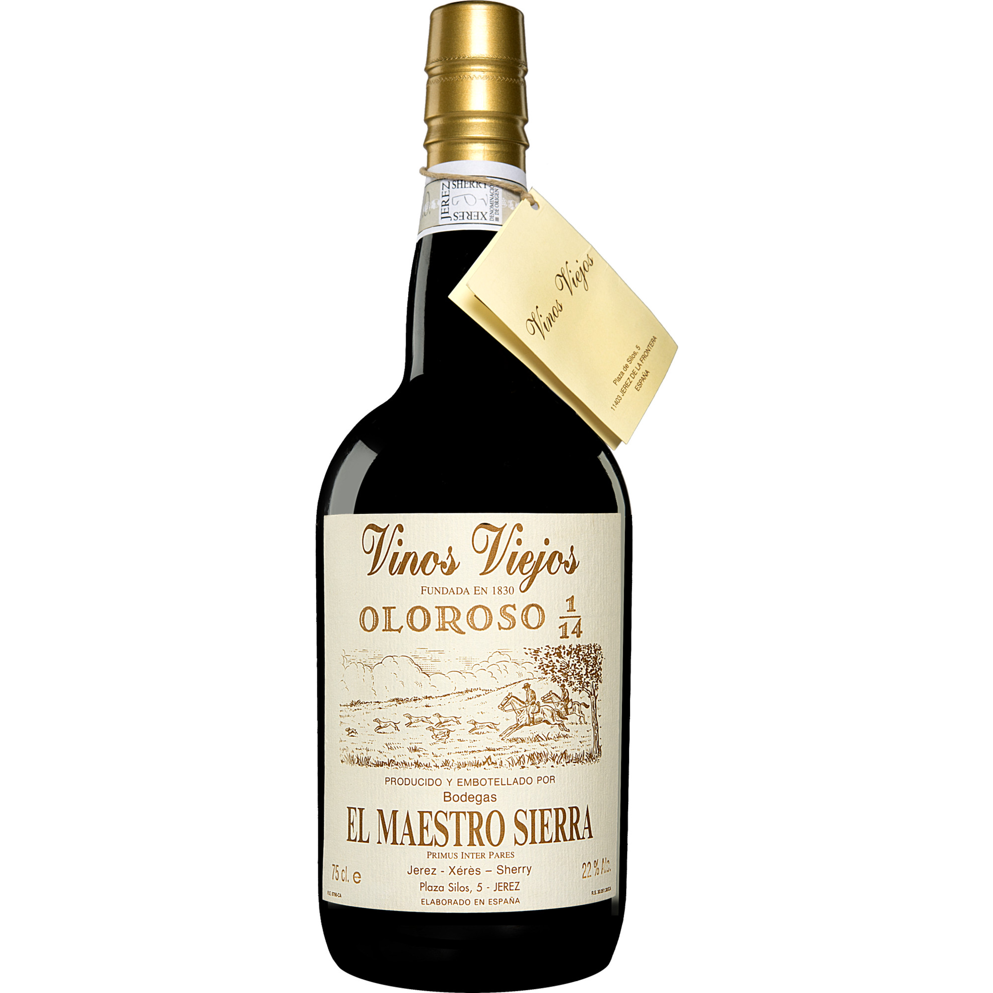 Image of El Maestro Sierra Vinos Viejos »Oloroso 1/14« 0.75L 22% Vol. Trocken aus Spanien