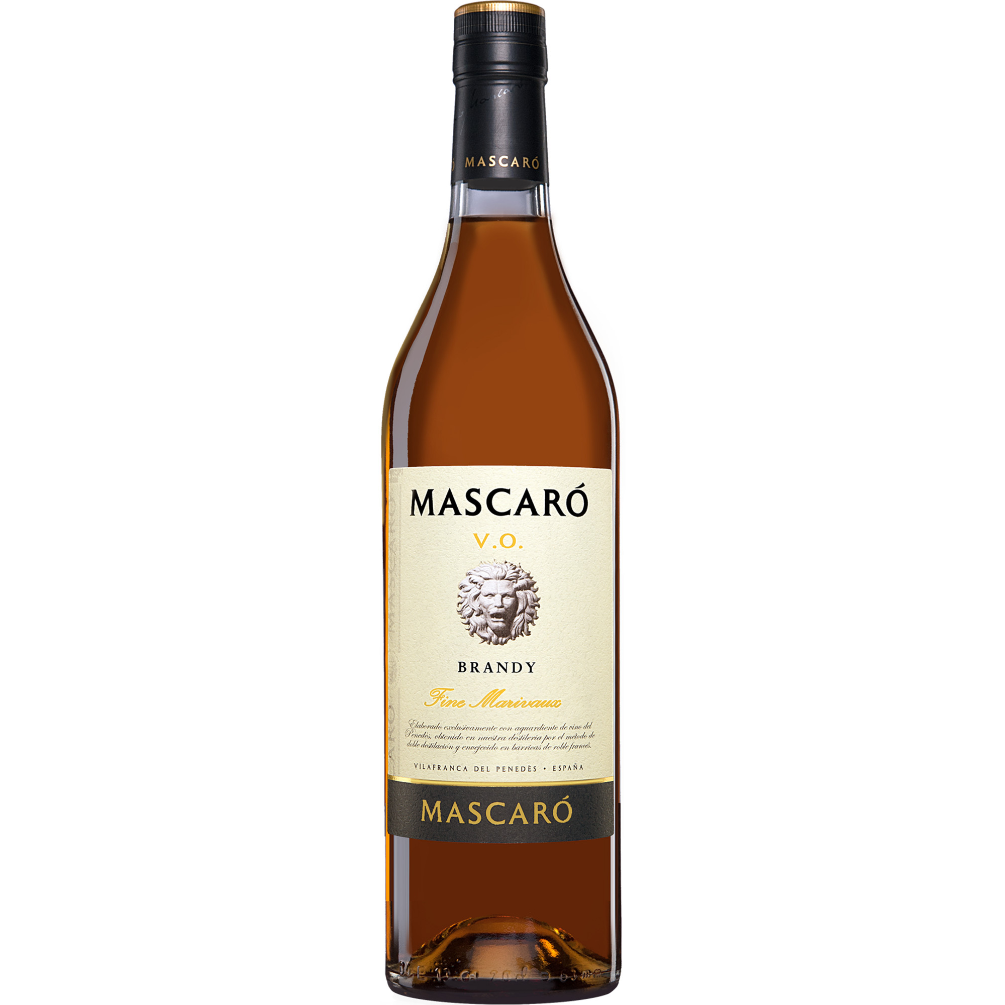 Brandy Mascaró  »V.O.« - 0,7 L.  0.7L 40% Vol. Brandy aus Spanien